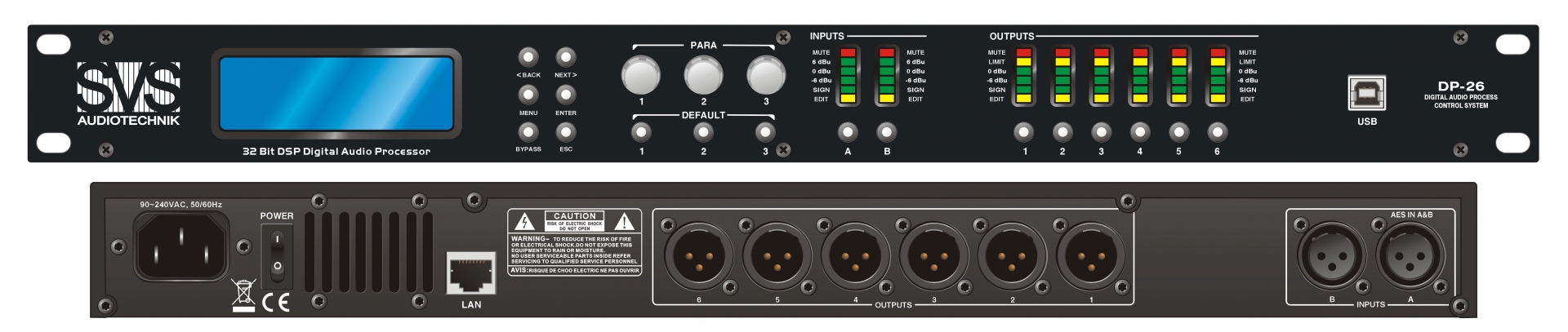 SVS Audiotechnik DP-26 Цифровой процессор: 2 входа 6 выходов в Твери