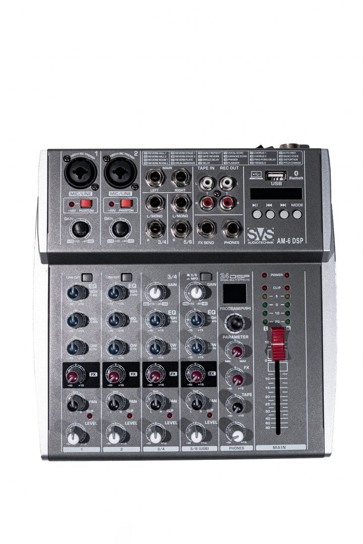 SVS Audiotechnik mixers AM-6 DSP Микшерный пульт аналоговый, 6-канальный SVS Audiotechnik mixers в Твери