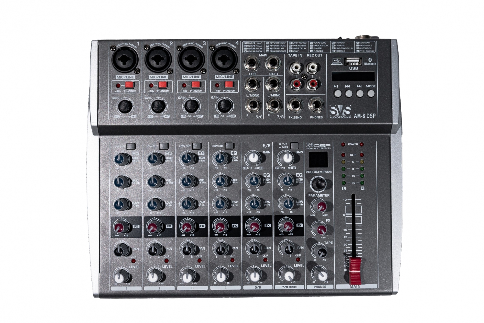 SVS Audiotechnik mixers AM-8 DSP Микшерный пульт аналоговый, 8-канальный в Твери